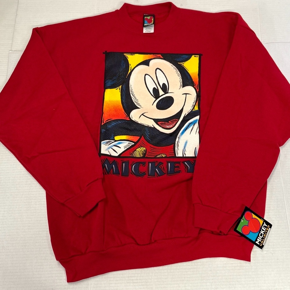 Vintage Disney Mickey Mouse Brazos Unlimited Pullover Sweater Sweatshirt X Large